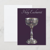 聖体拝領のご招待 招待状 (正面/裏面)