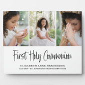 聖体拝領の写真コラージュ フォトプラーク (正面)