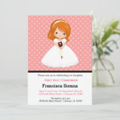 聖体拝領の少女 招待状 (スタンド正面)