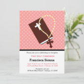 聖体拝領の少女 招待状 (スタンド正面)