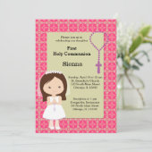 聖体拝領の少女 招待状 (スタンド正面)