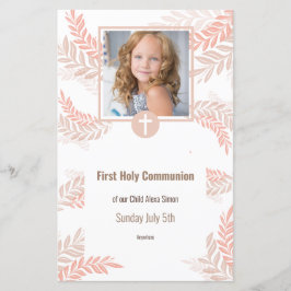 聖体拝領エレガントの最初のメニュー