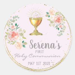 聖体拝領ステッカー ラウンドシール