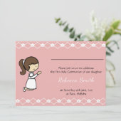 聖体拝領招待状 招待状 (スタンド正面)