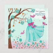 聖体拝領第1衣 |招待状 招待状 (正面/裏面)