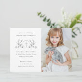 聖体拝領 カスタムカラー 初聖体 写真 招待状 (スタンド正面)