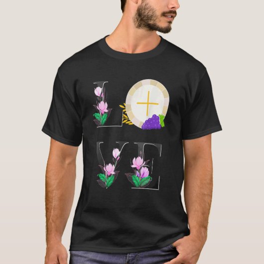 聖体拝領 カトリック 初聖体拝領 男の子用 Tシャツ (正面)