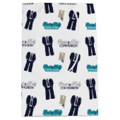 聖体拝領《キリスト教》洗礼式や命名式 ミディアムペーパーバッグ (正面)