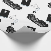 聖体拝領《キリスト教》洗礼式や命名式 ラッピングペーパー (角)