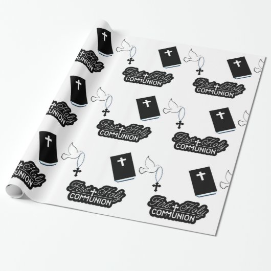 聖体拝領《キリスト教》洗礼式や命名式 ラッピングペーパー (アンロールド)