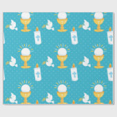 聖体拝領《キリスト教》洗礼式や命名式 ラッピングペーパー (フラット)