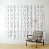 聖体拝領 シルバー 十字架 ステップ&リピート 背景 タペストリー (インサイチュ(横))