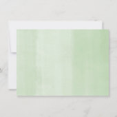 聖体洗礼の明るい花模様感謝していよ 招待状 (裏面)