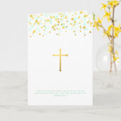 聖体祈りの言葉 カード (黄色い花)