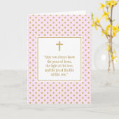 聖体祈りの言葉 カード (黄色い花)