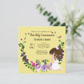 聖体聖体リース*背景色を選択 招待状 (スタンド正面)