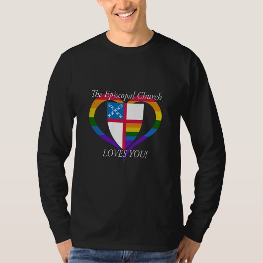 聖公会LGBTQプライド Tシャツ (正面)