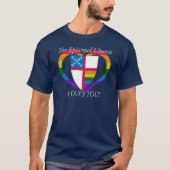 聖公会LGBTQプライド Tシャツ (正面)