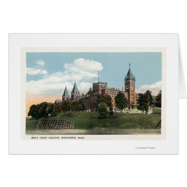 聖十字大学のキャンパスビュー (正面横)