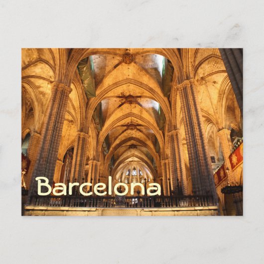 聖十字大聖堂と聖ユーラリア ポストカード (正面)