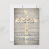 聖十字木第1聖餐式 招待状 (正面)