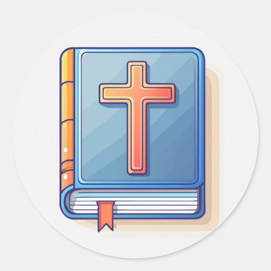 聖十字架と祈りの言葉 ラウンドシール (正面)