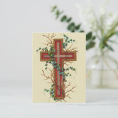 聖十字架のキリスト教はがき ポストカード (スタンド正面)