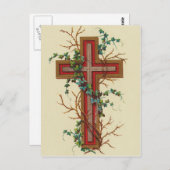 聖十字架のキリスト教はがき ポストカード (正面/裏面)