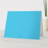 聖十字架の天上のクリスマスの風景 カード (裏面)