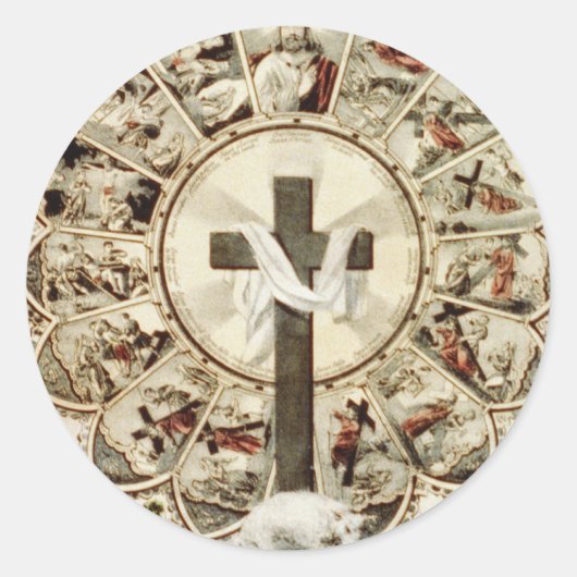 聖十字架への道 ラウンドシール (正面)