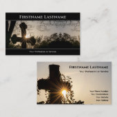 聖十字架エレガント葬者 名刺 (正面/裏面)