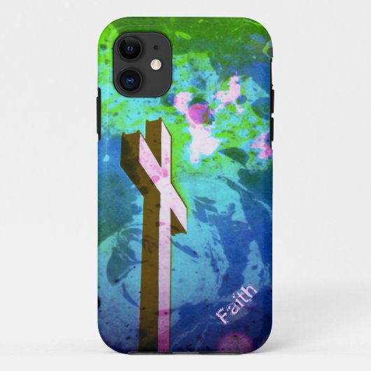 聖十字架絵を描 Case-Mate iPhoneケース (裏面)
