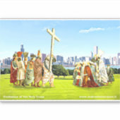 聖十字架高 シール (正面)