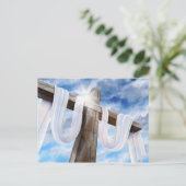 聖十字架 – 白い服 ポストカード (スタンド正面)