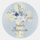 聖十字洗礼 ラウンドシール (正面)