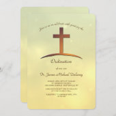 聖十字祭司任聖式招待状 招待状 (正面/裏面)