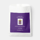 聖十字紫色の宗教パーティー フェイバーバッグ (正面)