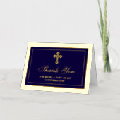 聖十字聖餐式 箔グリーティングカード (正面)