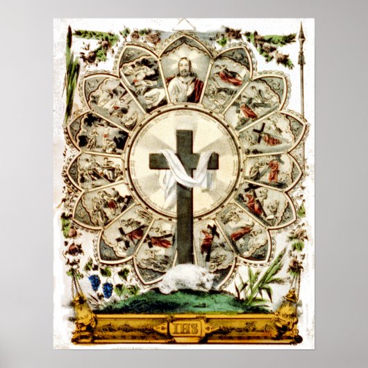 聖十字路 – 1856 ポスター (正面)