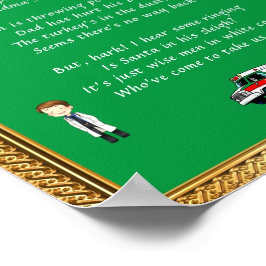 聖句おもしろいの聖句 ポスター (角)