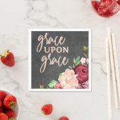 聖句グレース・オン・グレース・スクエア スタンダードカクテルナプキン (インサイチュ)