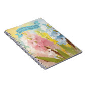 聖句マザー・ラブ，ヒヤシンスの花 ノートブック (右側)