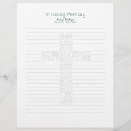 聖句John14葬儀本フィラーページ – 1