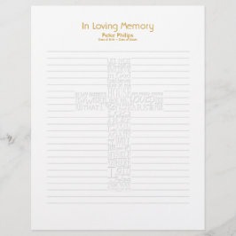 聖句John14葬儀本フィラーページ – 2