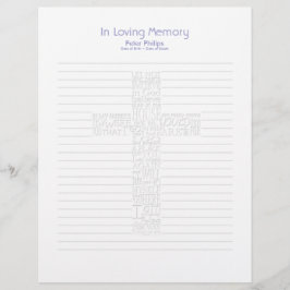 聖句John14葬儀本フィラーページ – 6