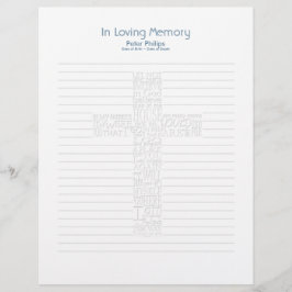 聖句John14葬儀本フィラーページ – 8