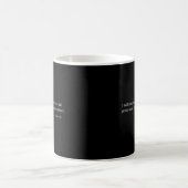 聖句Psa賛美は常に主に仕える コーヒーマグカップ (中央)