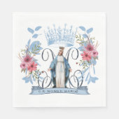 聖名マリア・カトリックヴァージン スタンダードランチョンナプキン (正面)