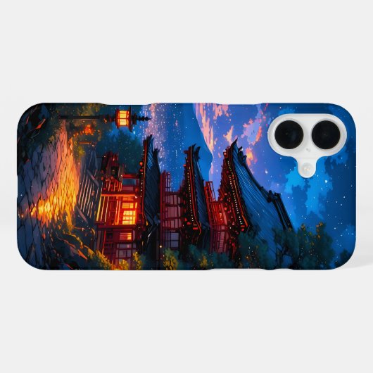 聖地の夜 iPhoneケース (裏面横)