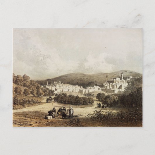 聖地の家父長の町ヘブロン ポストカード (正面)